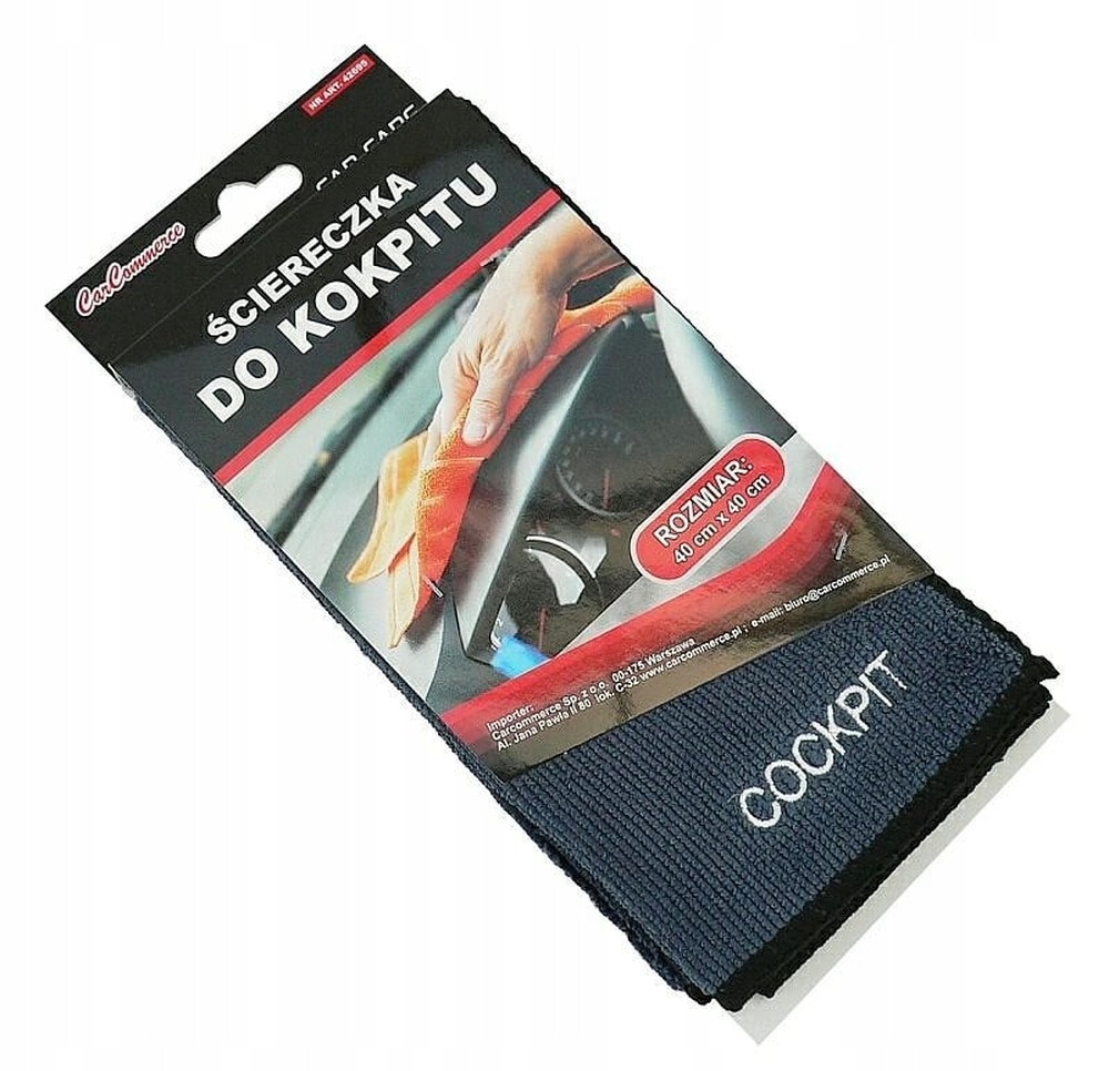 Dashboard cloth 40x40 cm - ideal for cleaning the dashboard