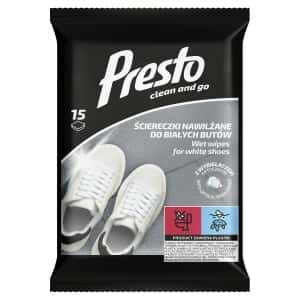 Presto Wipes for white shoes - quick cleaning and shine