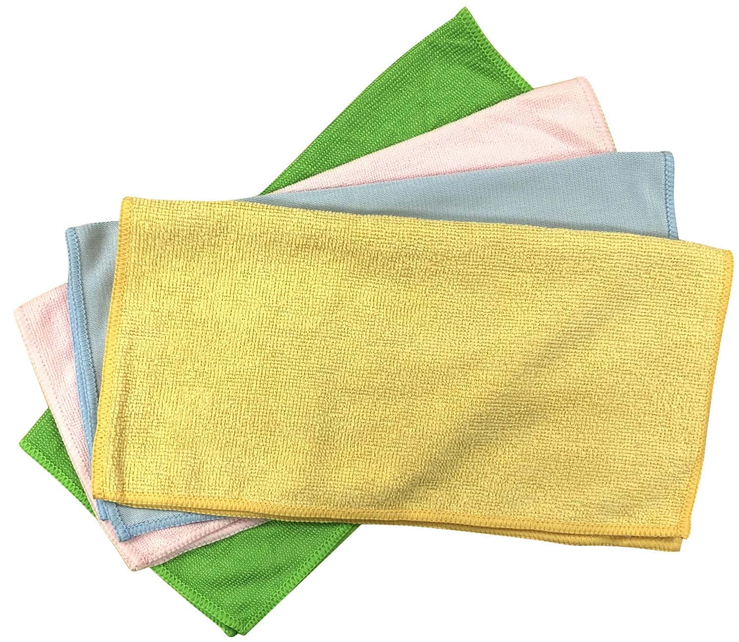 Kinghoff Microfiber Cloths - 4 pieces for various surfaces