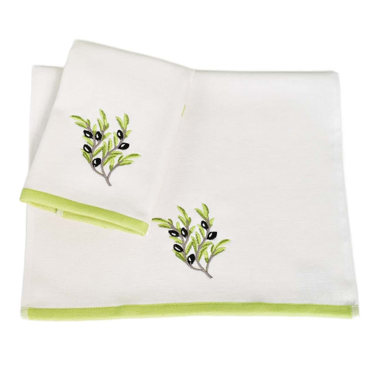 Olives white-olive kitchen cloth - perfect for any kitchen