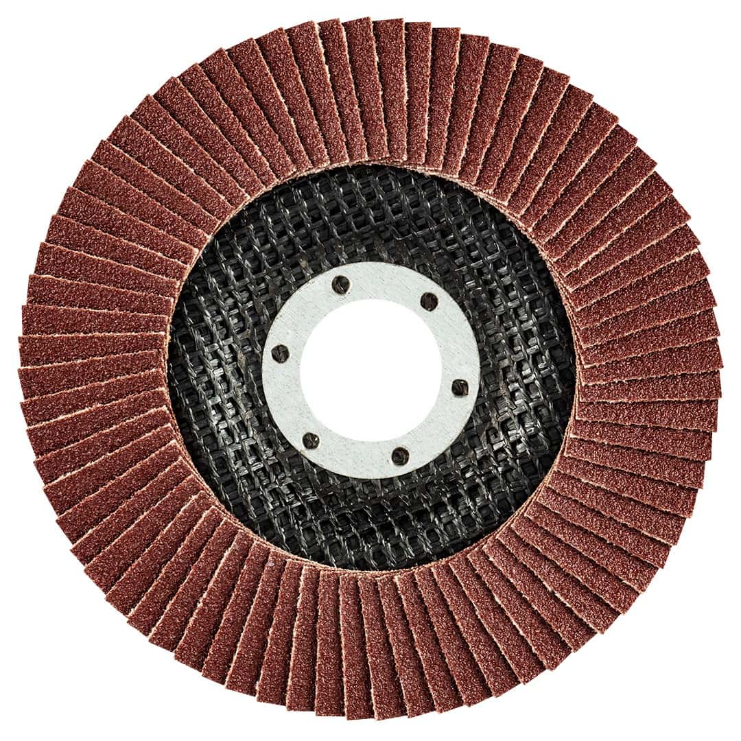 NEO TOOLS Flap disc 115 x 22.2 mm, K100 - ideal for grinding metal and wood