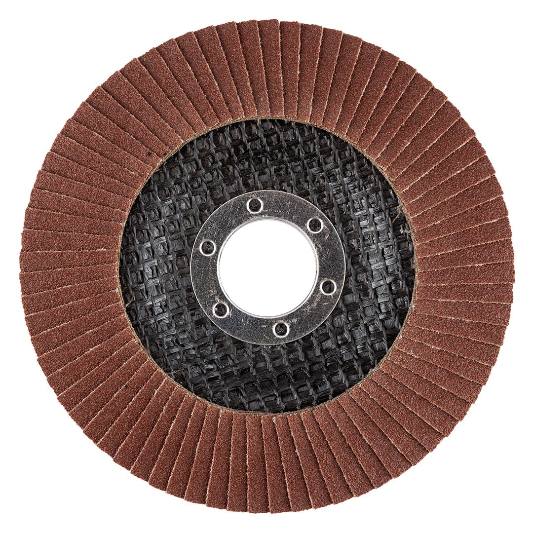 GRAPHITE Flap disc 115 x 22.2 mm, P120 - ideal for grinding