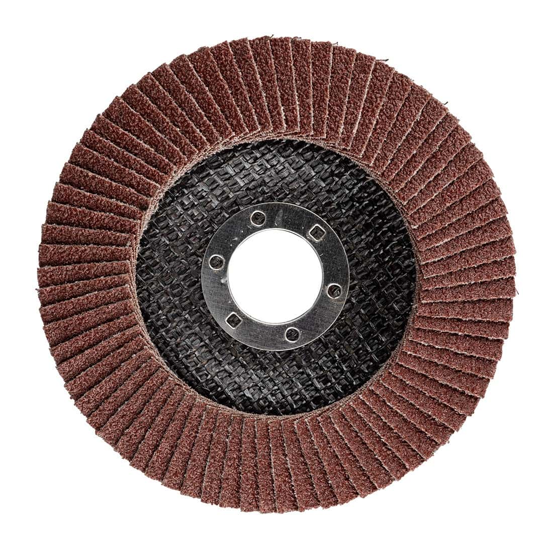 GRAPHITE Flap disc 115 x 22.2 mm, grit P60 - ideal for grinding