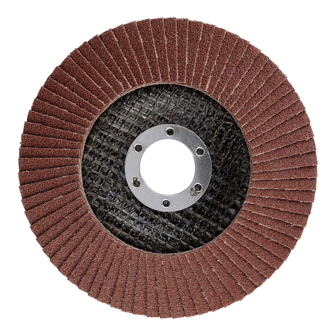 GRAPHITE Flap disc 125 x 22.2 mm, P100 for grinding