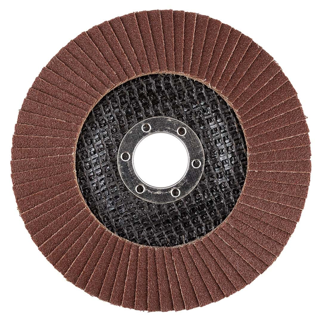 GRAPHITE Flap disc 125 x 22.2 mm, grit P120 - ideal for sanding