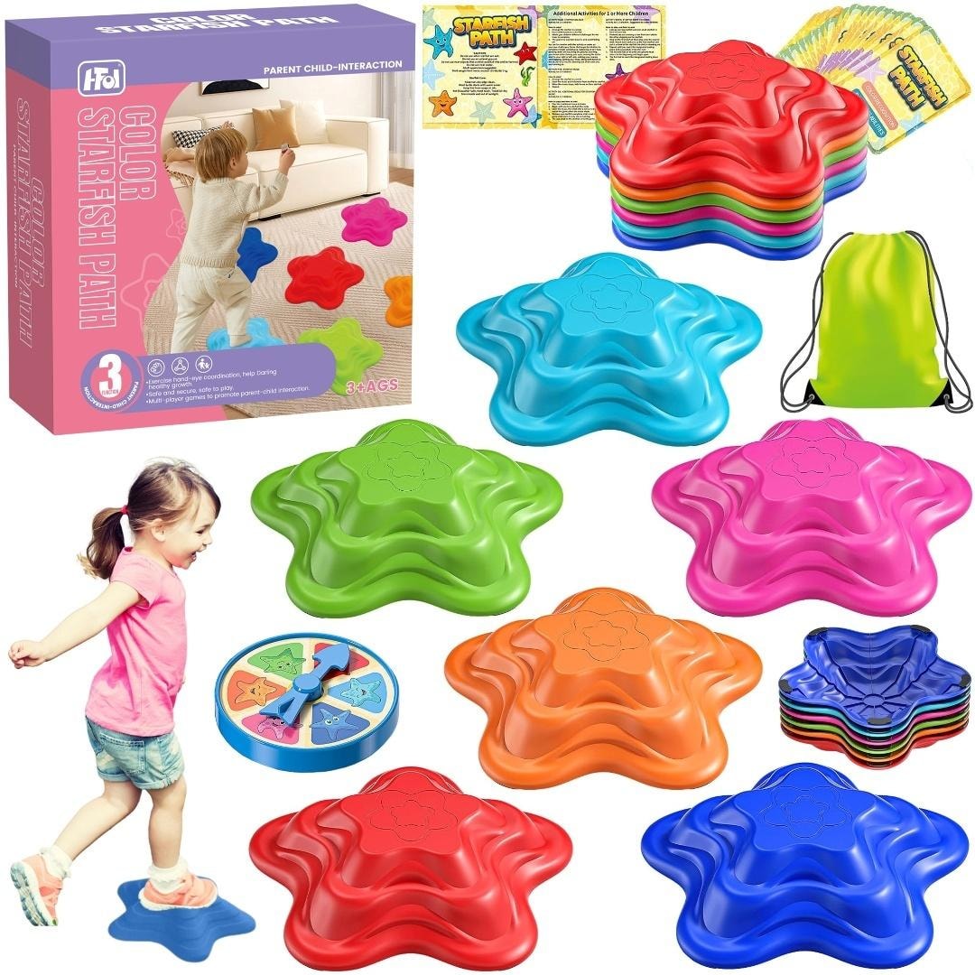 Trifox Sensory path starfish 6 pieces - discover the world of senses