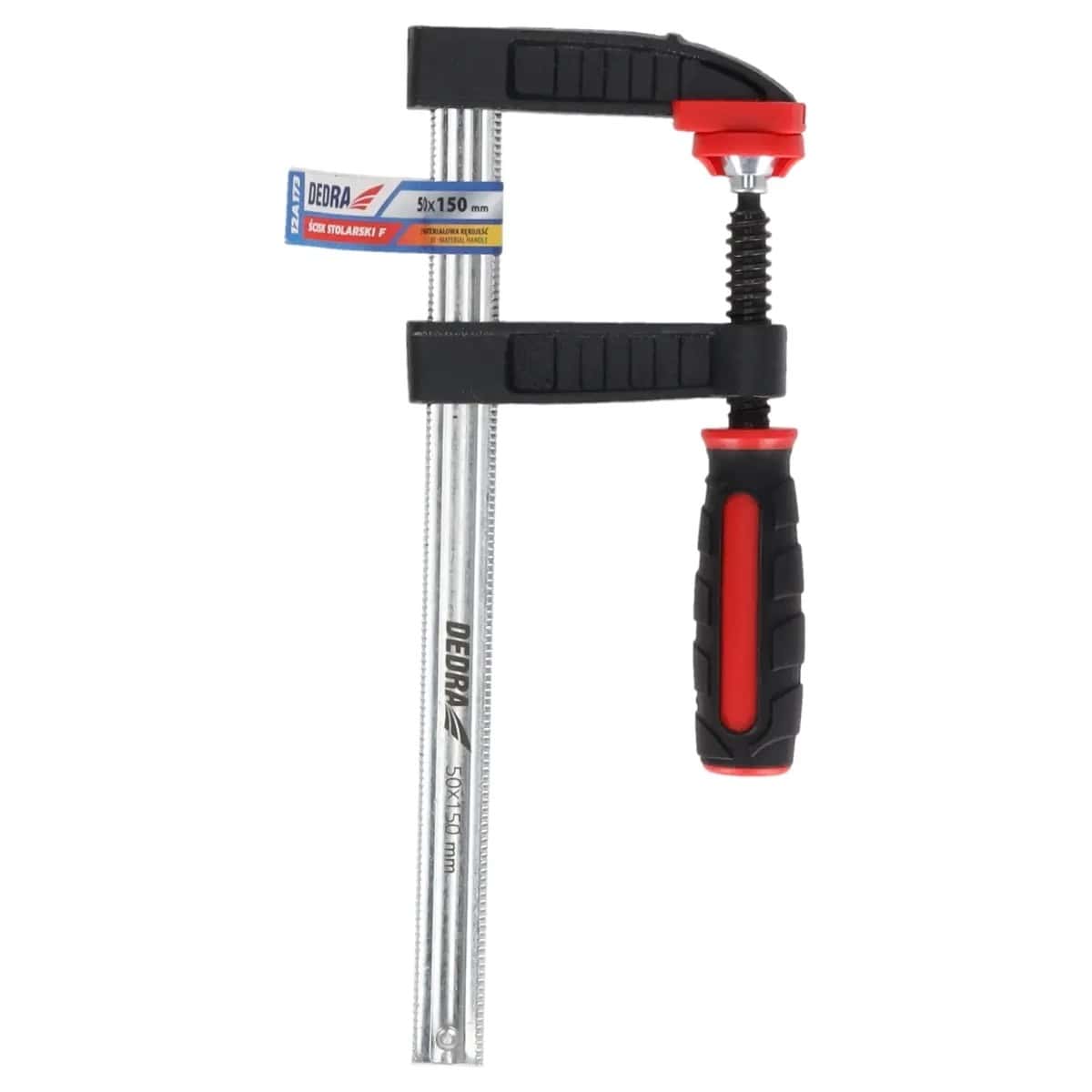 F Woodworking Clamp 250x50mm with 2-material handle - a precise tool for every carpenter