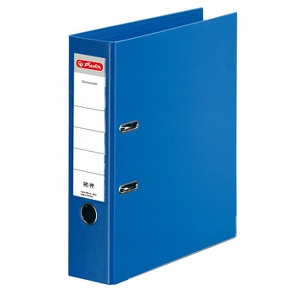 Herlitz Max File Lever Arch File A4/8cm - blue, perfect for office