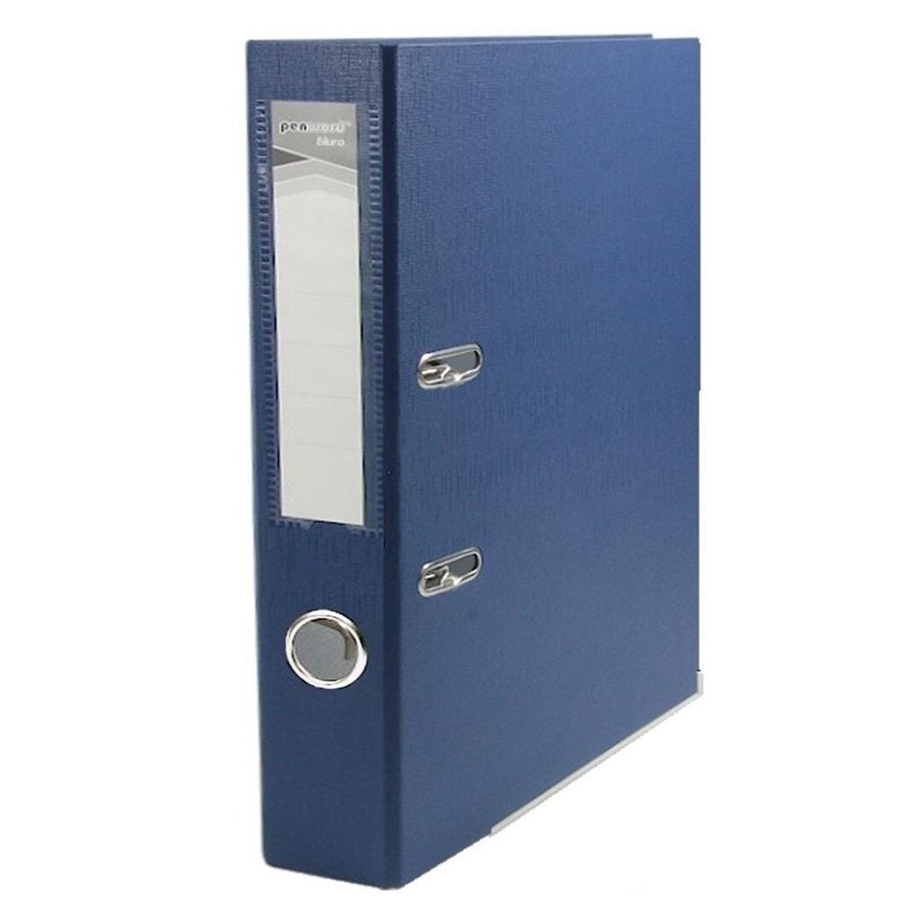 Office binder A4 75 mm navy blue - ideal for document archiving