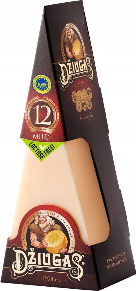 Dziugas Mild Cheese 12M - Exceptional matured cheese 160g