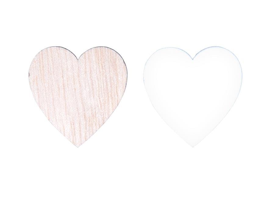 Heart decoration 2.5 cm - set of 12 pieces ideal for decorations