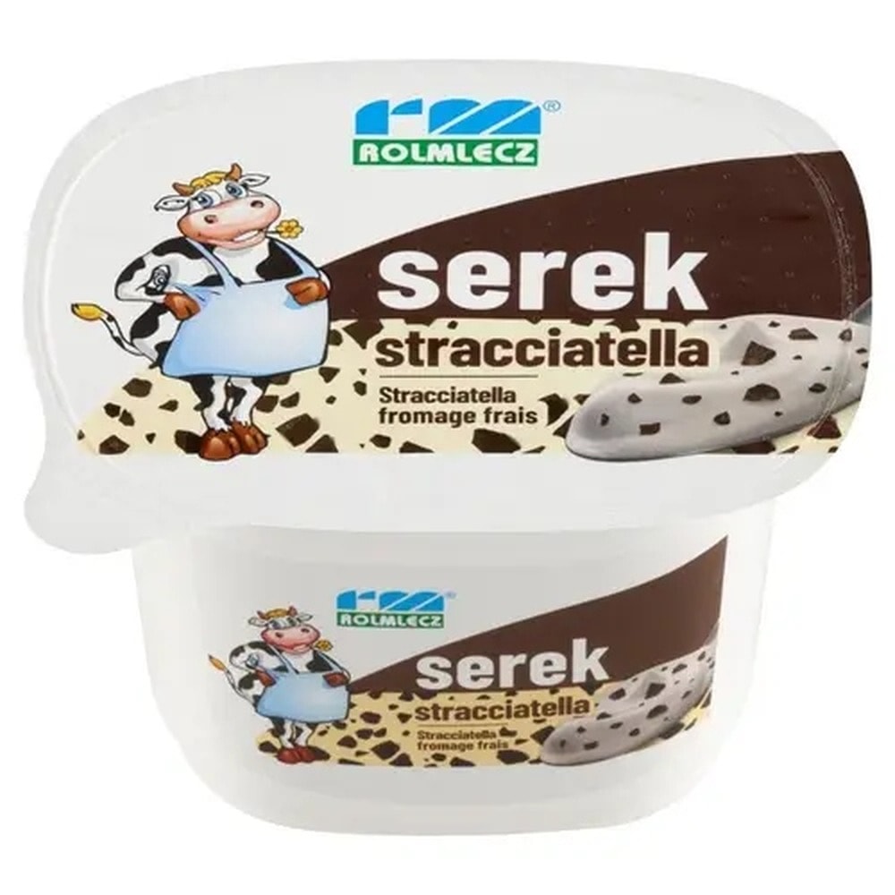 Rolmlecz Homogenized cheese Stracciatella 200 g - perfect for dessert