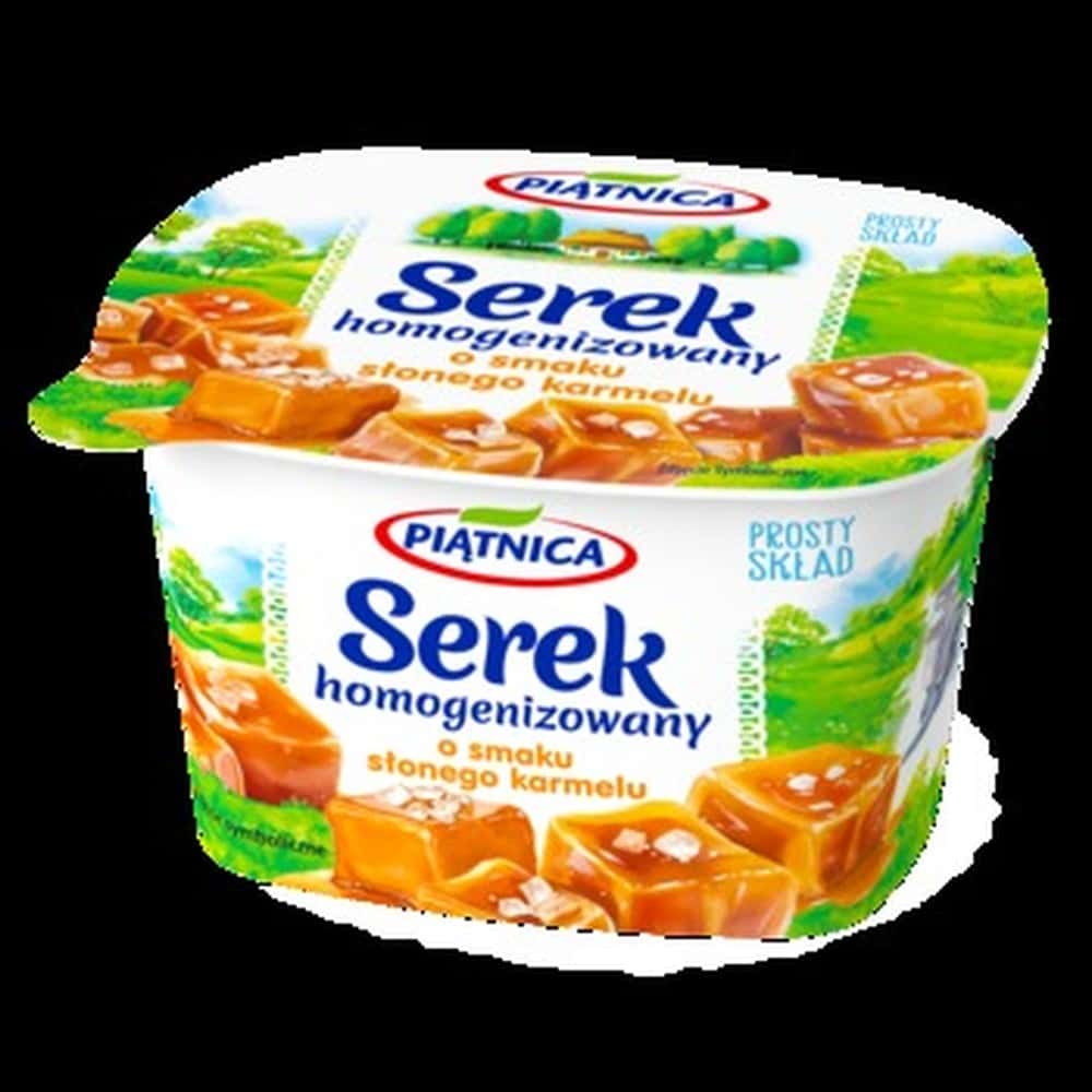Piątnica Homogenized cheese salted caramel 150g - perfect for dessert