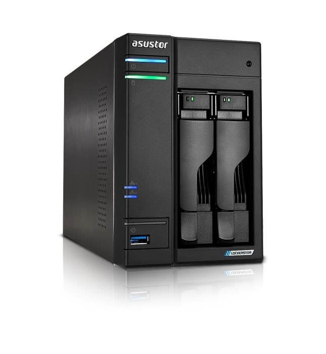 Asustor AS6702T - NAS Server Tower with Intel Celeron N510 and 4GB RAM