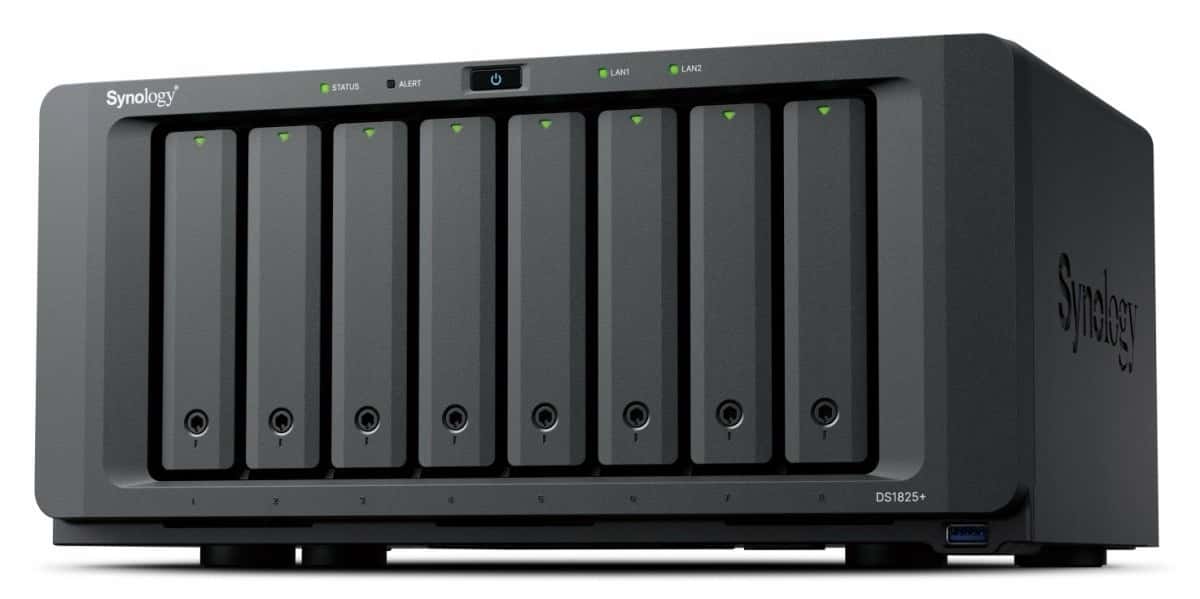 Synology DS1825+ - NAS Server Tower 8x 2.5/3.5 SATA + 2x M.2 NVMe SSD