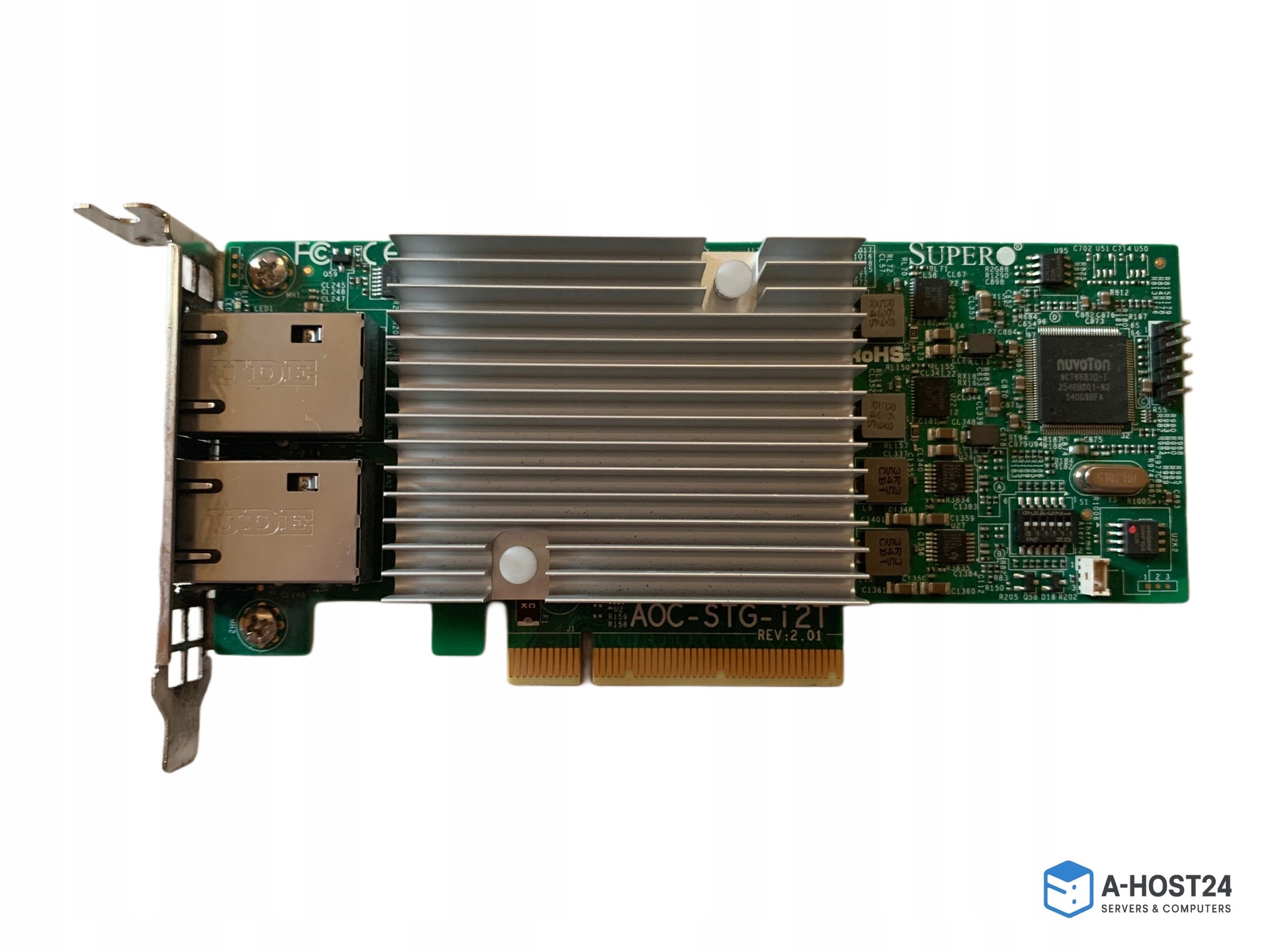 Supermicro AOC-STG-I4S - Server Network Card 8-Port 10GbE
