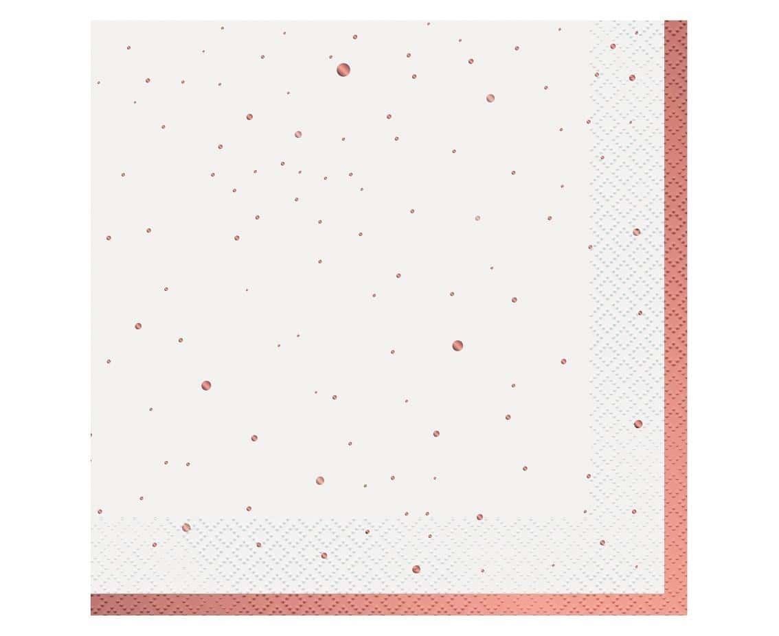 Godan Celebrate - Napkins pink-gold 33x33cm 20pcs