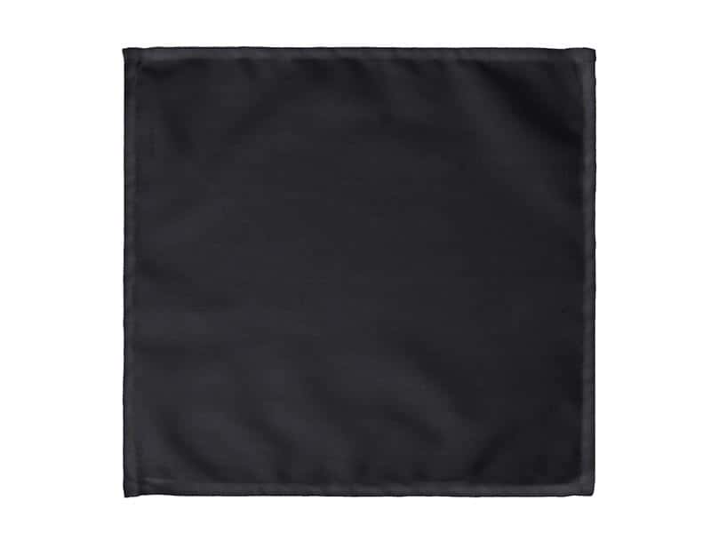 Black fabric napkins 35x35cm - elegant and reusable