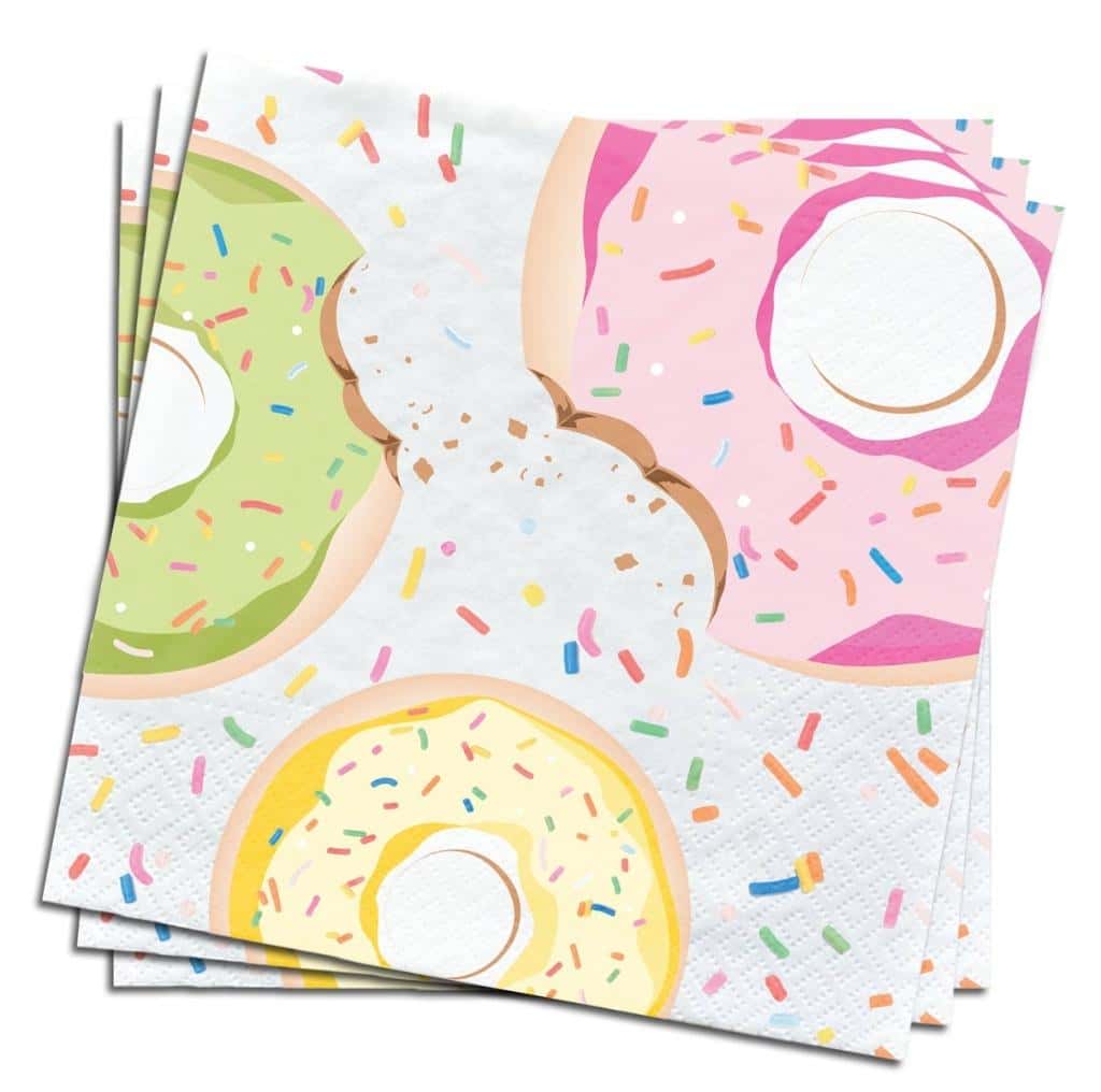 Arpex Paper Napkins Donuts - 16 pieces of sweet joy
