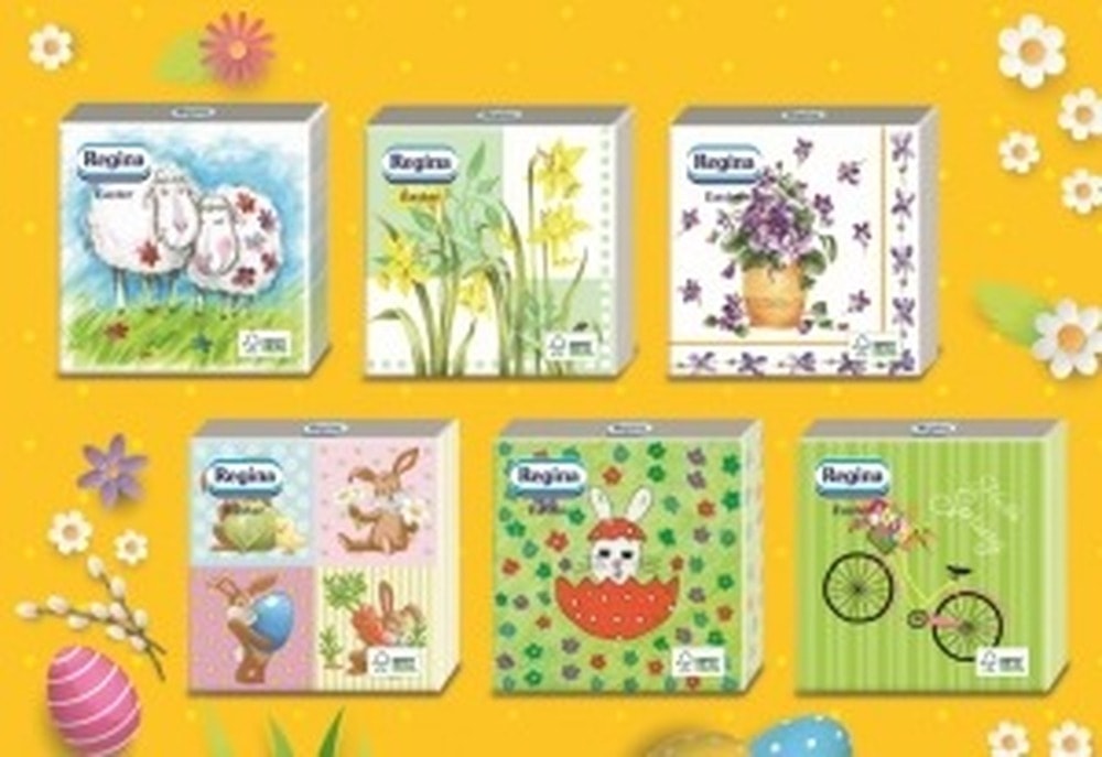 Regina Easter Napkins - Spring decorations for the table