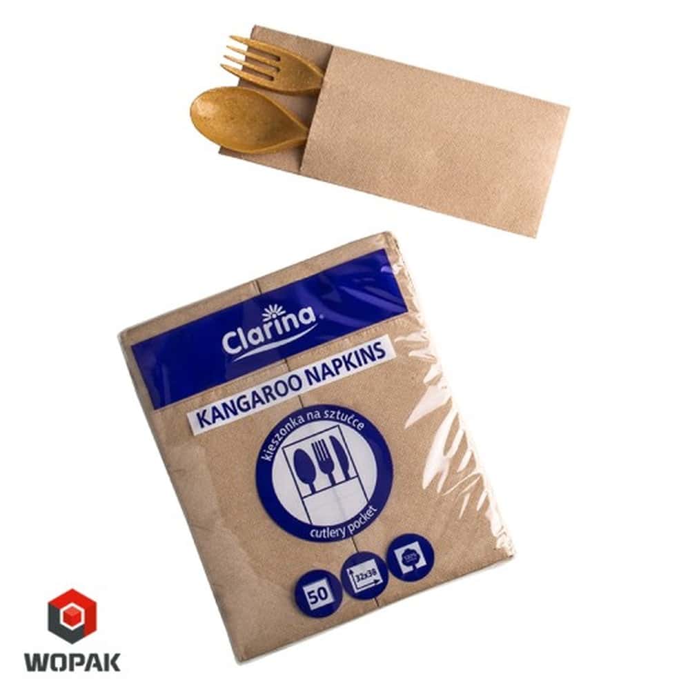 Clarina Napkins brown 38x32 cm - elegant and practical