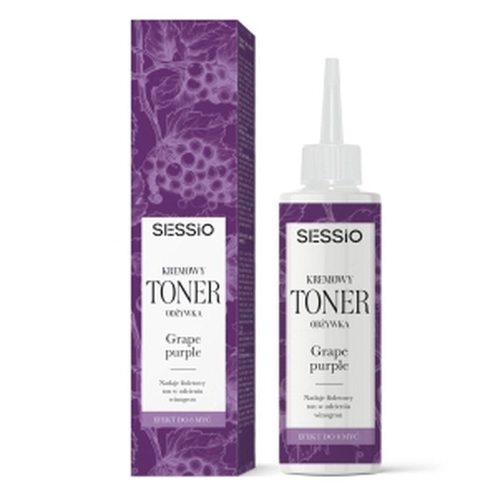Sessio Hair Toner Grape Purple - Intense purple shade for your hair