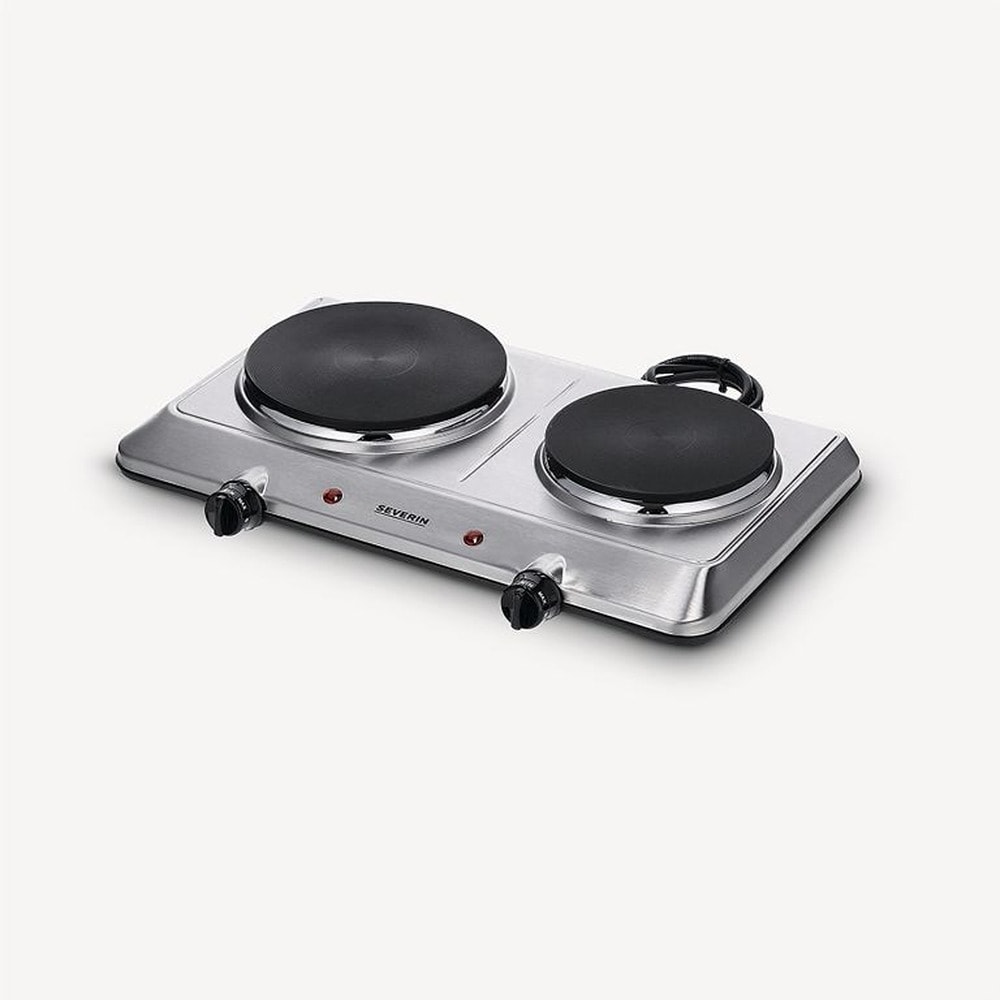 SEVERIN DK 1014 - Stainless steel hob with 2 heating zones