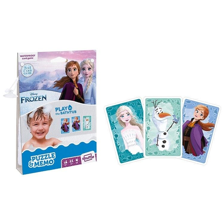 Disney Frozen Aqua Game Puzzle and Memo - educational fun for kids