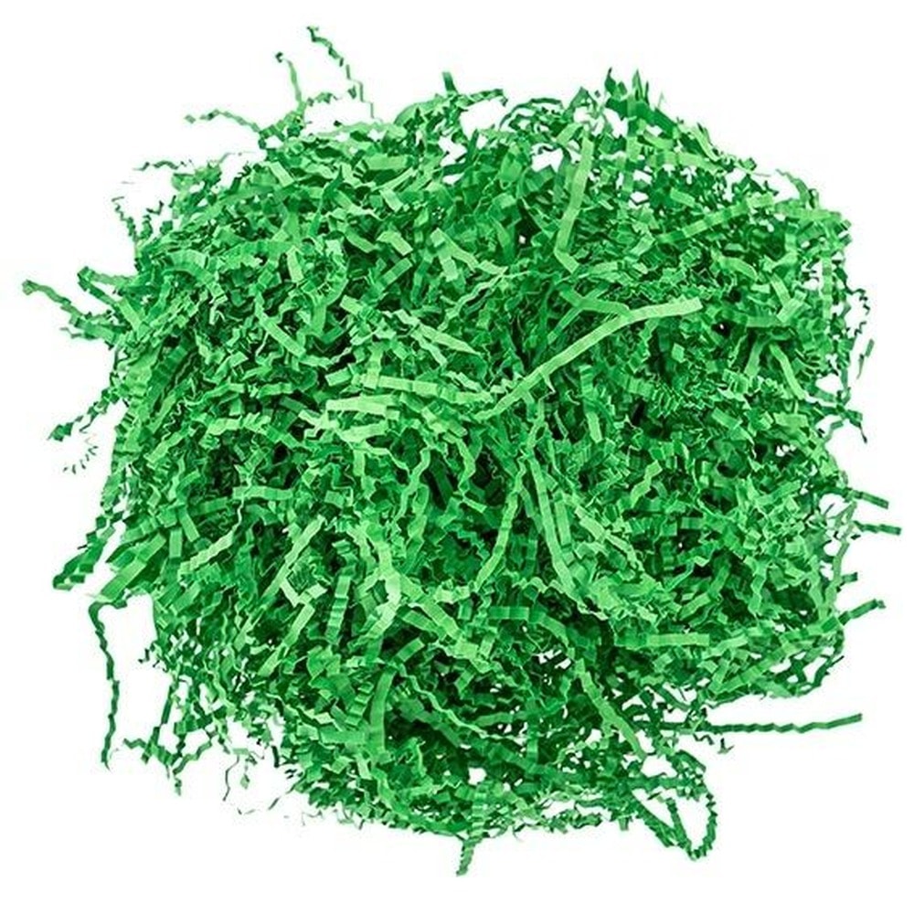 Light green paper shred - perfect filling for gifts and decorations