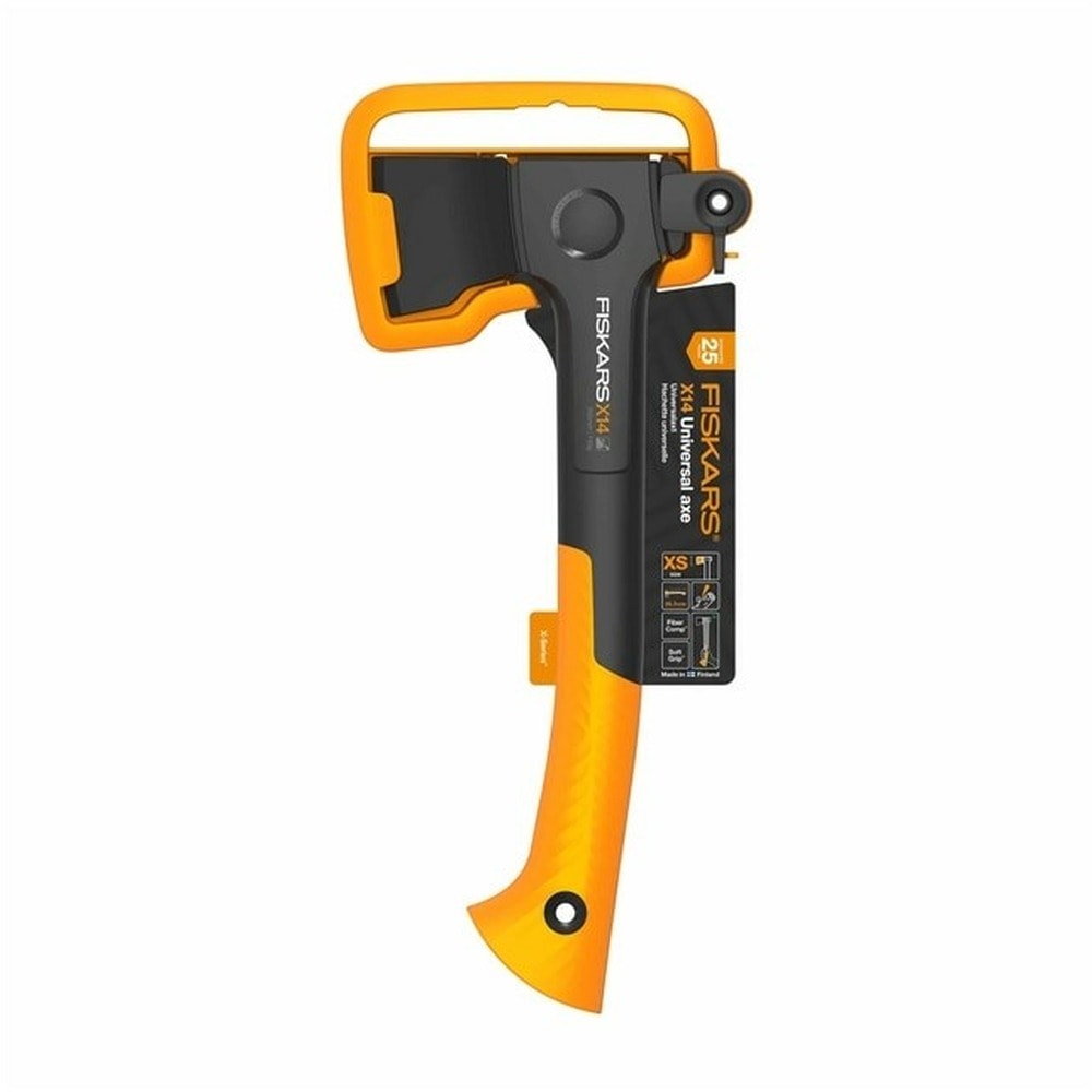 Fiskars X14 Splitting Axe - reliable tool for garden and forest work