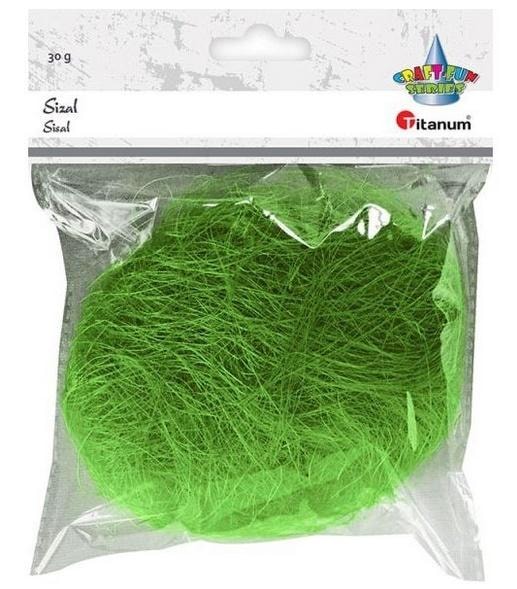 Hasta Sisal 30g green - Natural fibers for creative projects