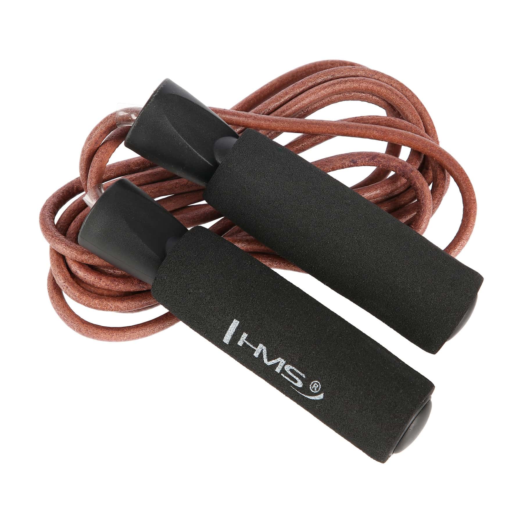 HMS SK03 Leather Skipping Rope - improve your fitness and coordination