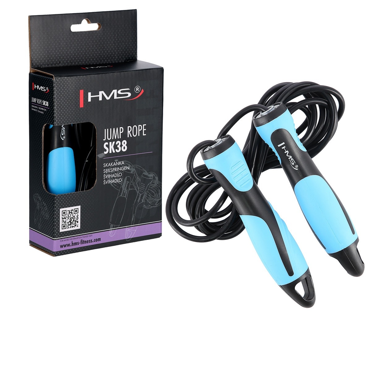 HMS SK38 Rubber skipping rope - Improve your fitness with ease