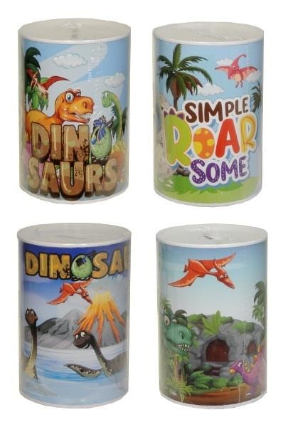 Dinosaur Piggy Bank MIX - ideal for learning to save