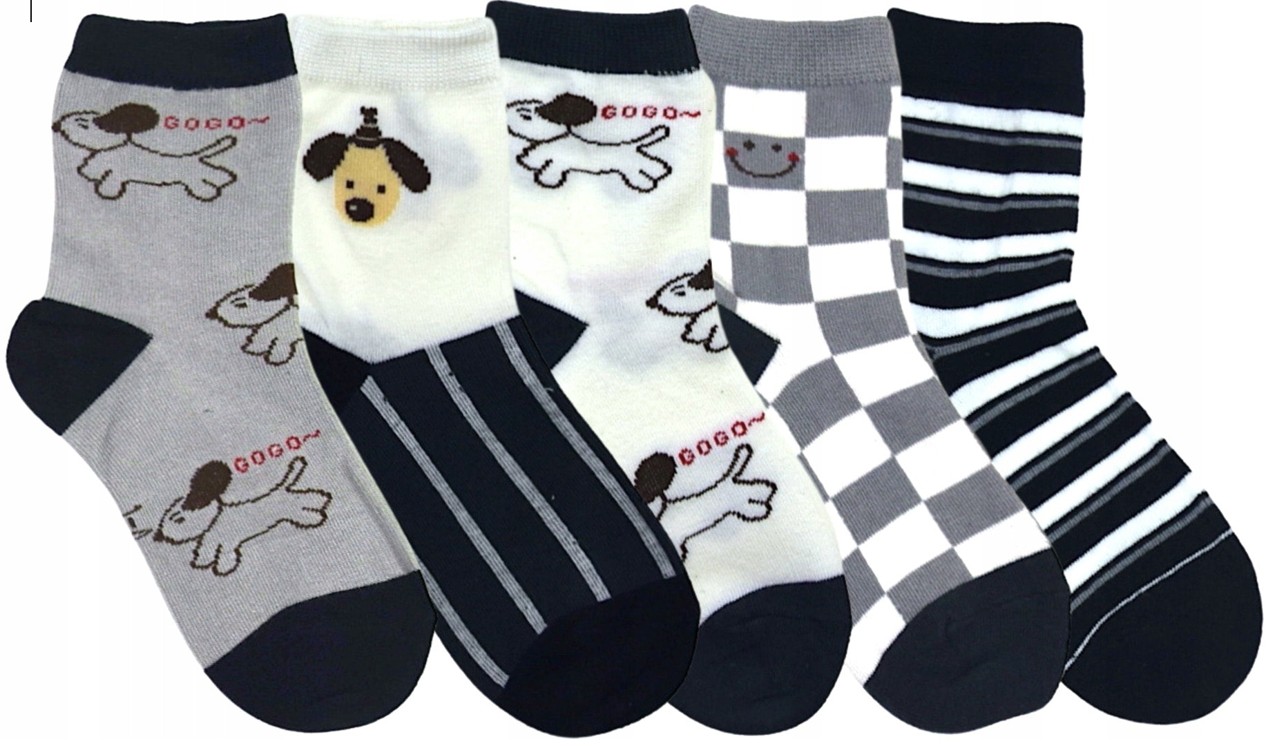 Children's Socks 31-34 5-Pack - Comfort and joy for little feet