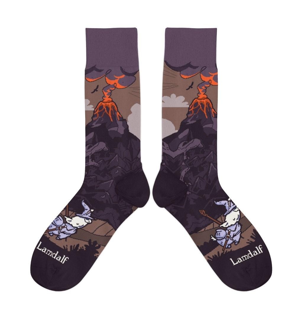 Lamdalf - Socks with motif size 42/46 - comfortable and stylish