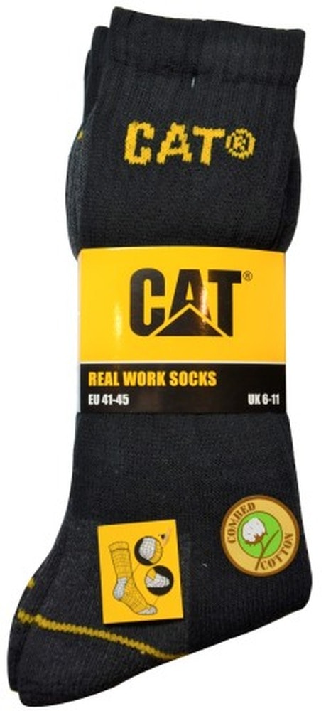 Caterpillar Real Work - Men's Socks 3-Pack - Comfort and Durability