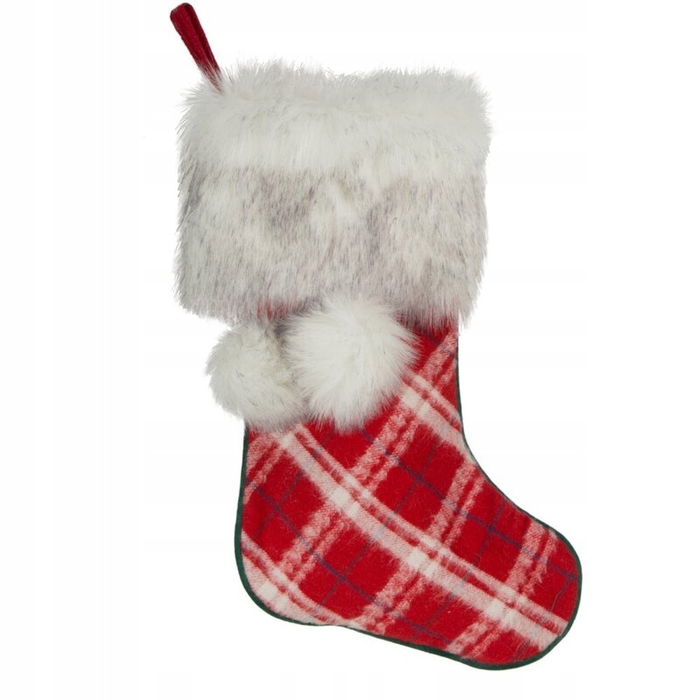 Deko Socks - Red plaid socks, perfect as a gift