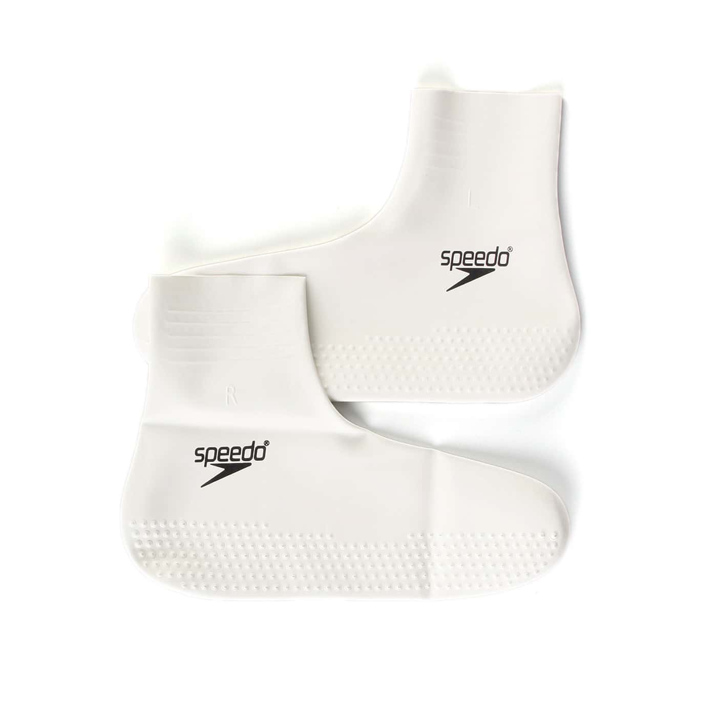 Speedo Latex Swimming Socks - white-black, size 40-43