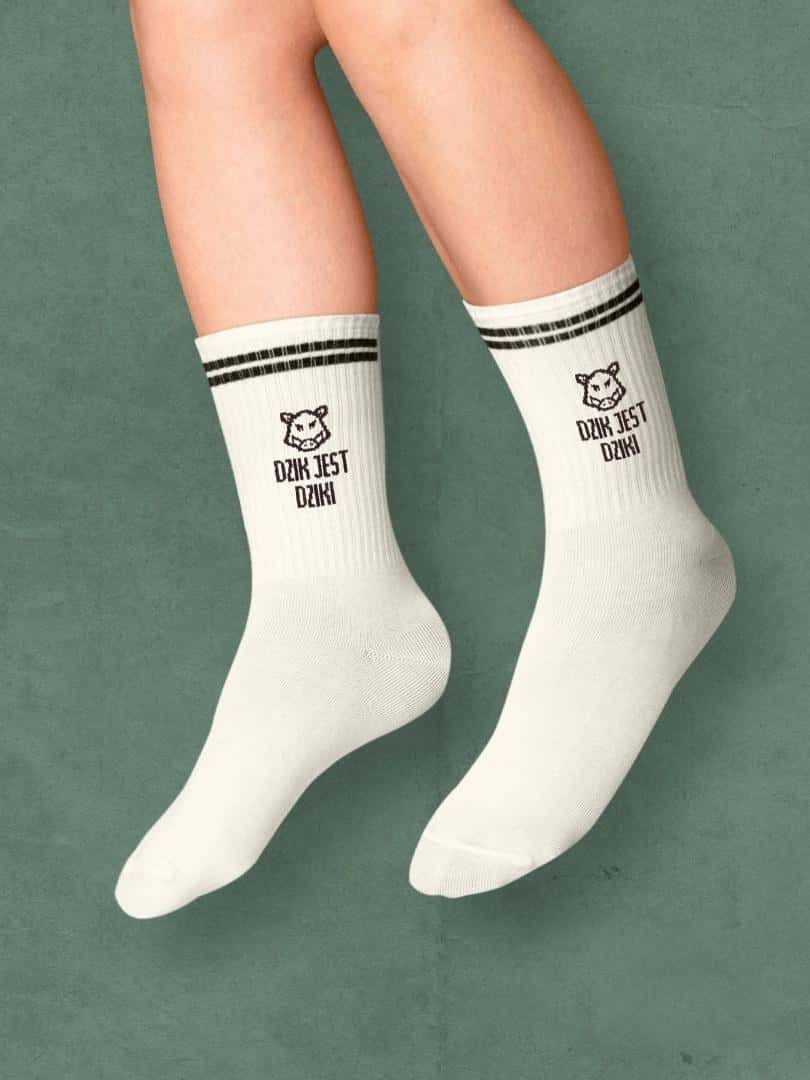 Wild boar is wild - Sports socks with wild boar motif size 41-46