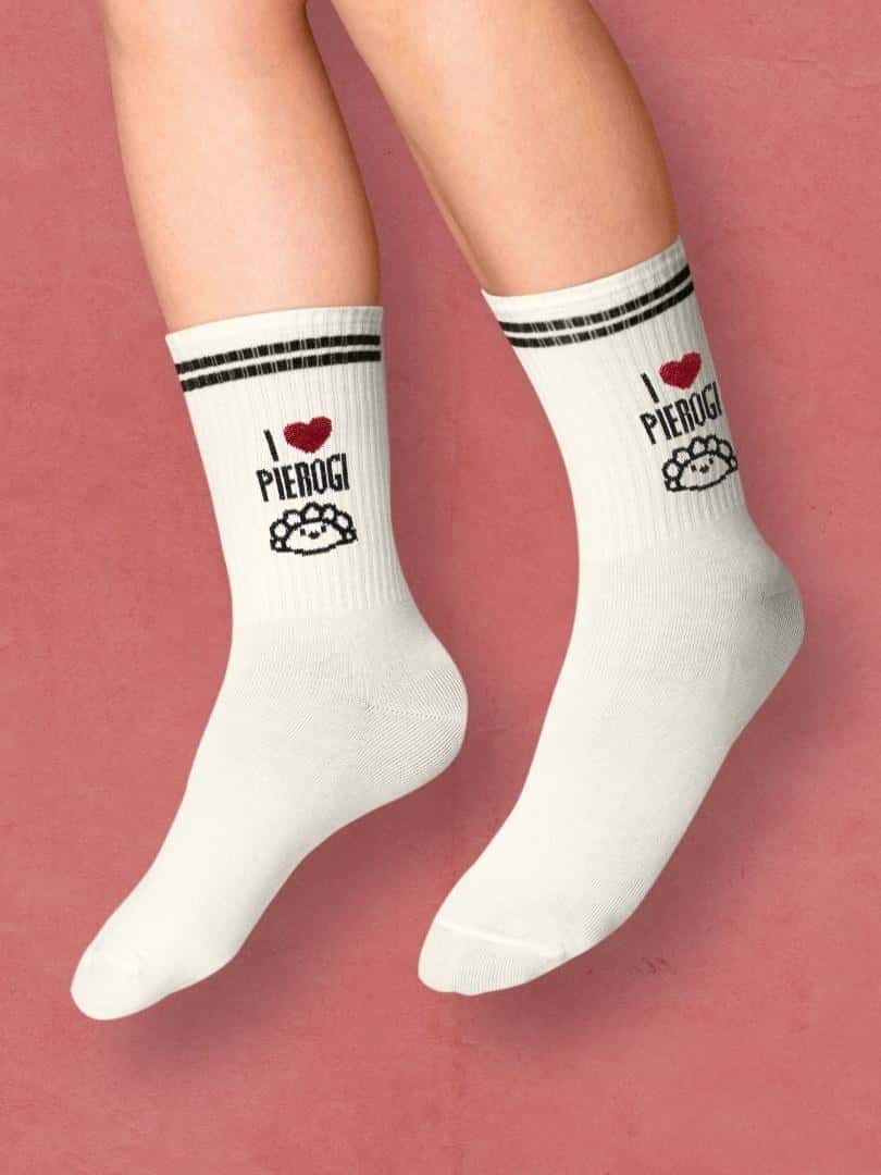 Pierogi Sports Socks - perfect for pierogi lovers