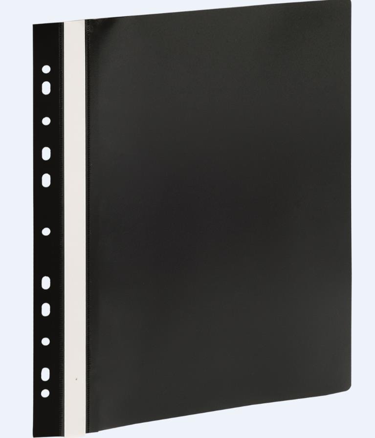 A4 Binder with euro perforation black - ideal for office and home