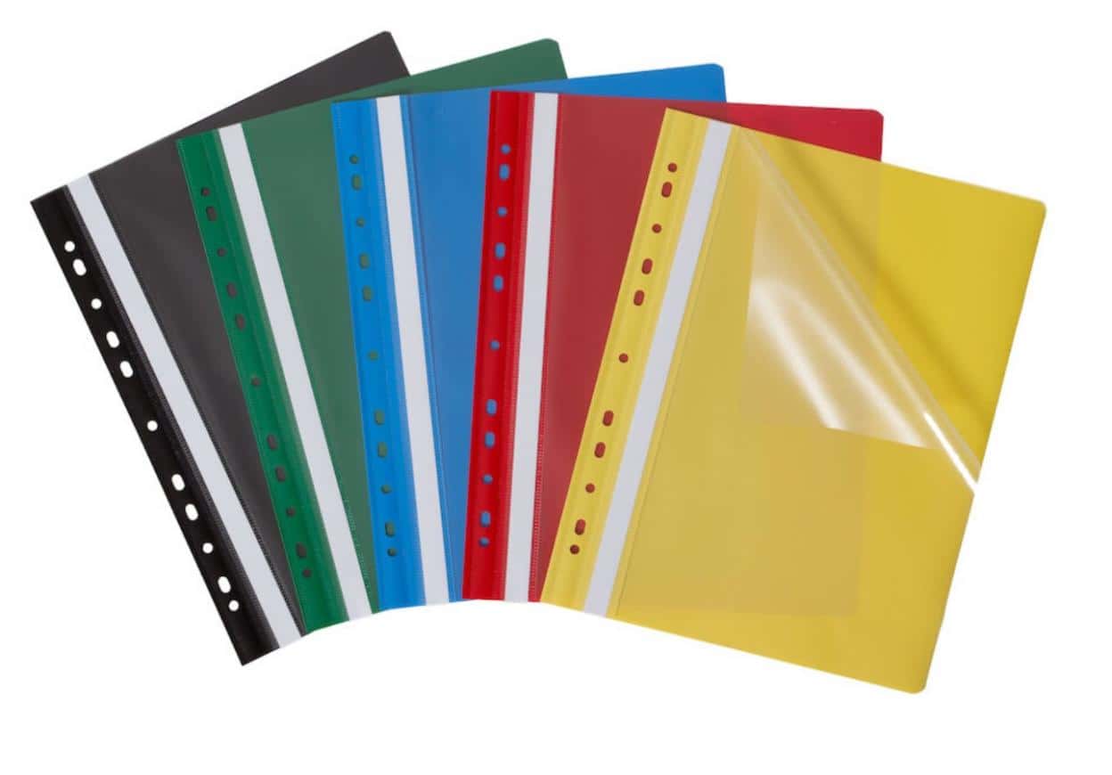 Budget PP A4 Binder with Evo Perforation navy blue - ideal for document archiving