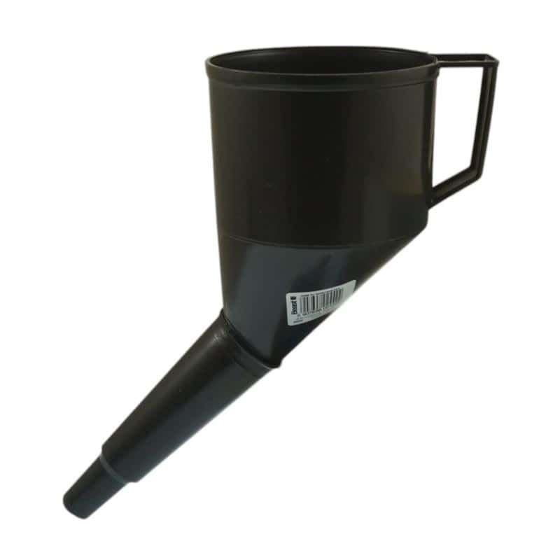 HEAVY DUTY Slanted Funnel - for fuel, oil with strainer 12 cm