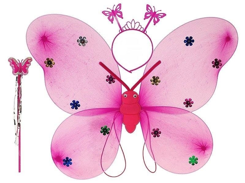 ADAR Butterfly Wings - Set with Wand and Headband
