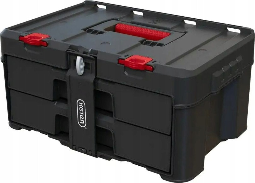 Keter Stack'N'Roll - Toolbox with 2 drawers - perfect for the workshop