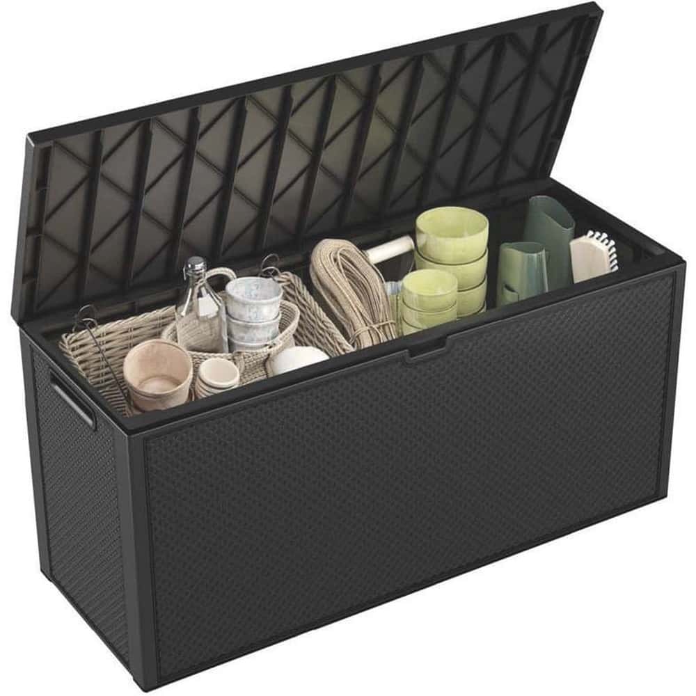 KETER Garden box graphite 270L - ideal for garden storage