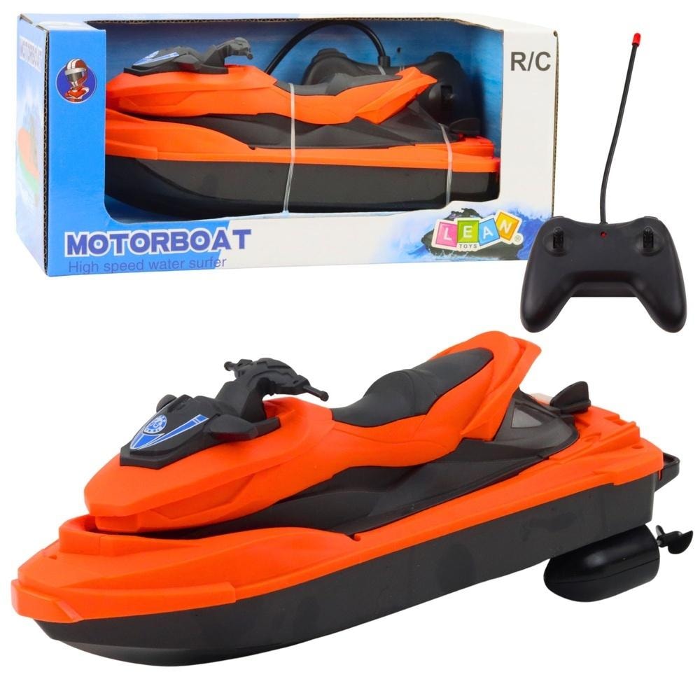 Leantoys Remote controlled jet ski R/C 1:42 orange