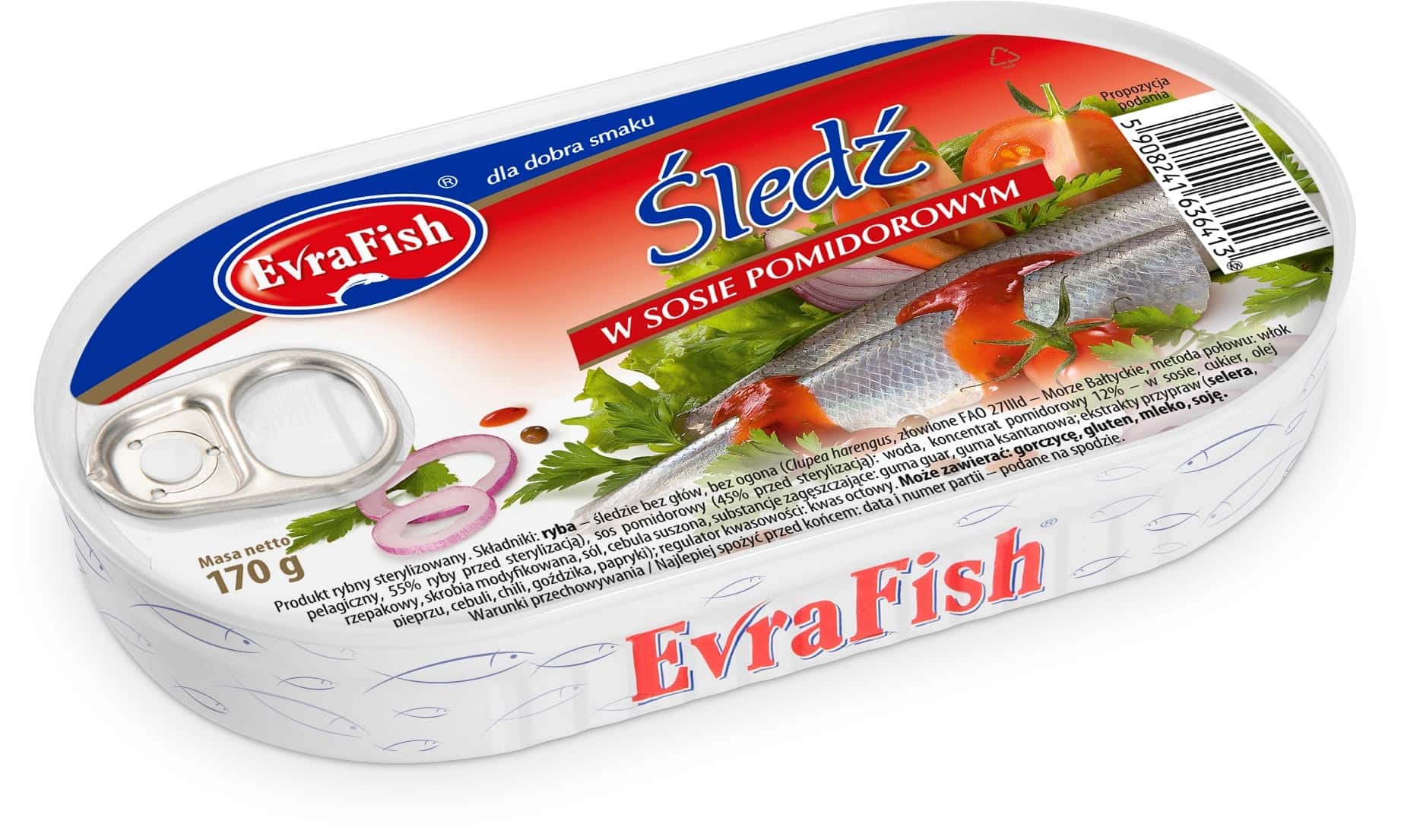 Evra Herring in tomato sauce - classic taste, perfect for any occasion