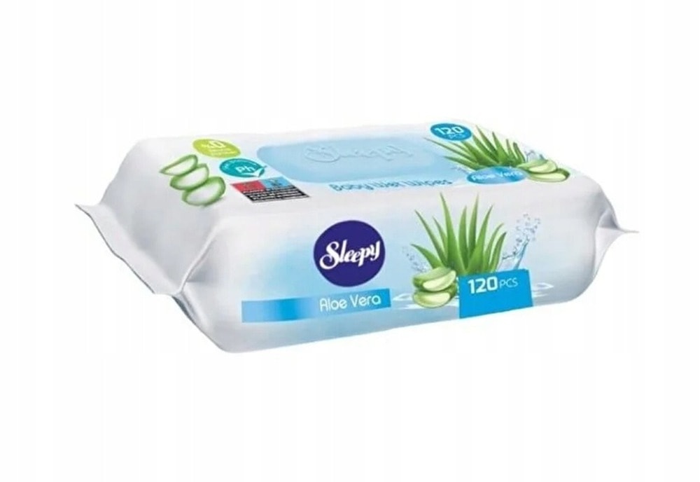 Sleepy Baby - Wet Wipes with Aloe Vera for Babies 120 pieces